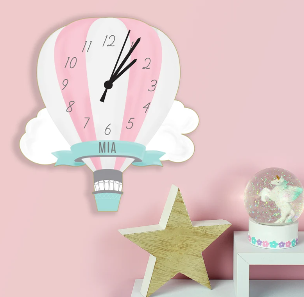 Personalised childrens clocks