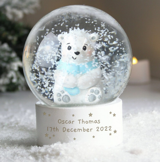 Personalised snow globe