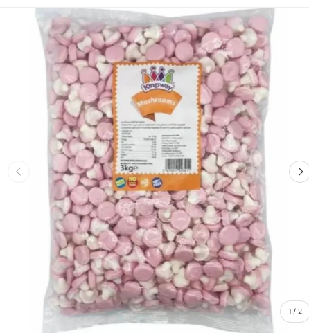 Big bag foam mushrooms
