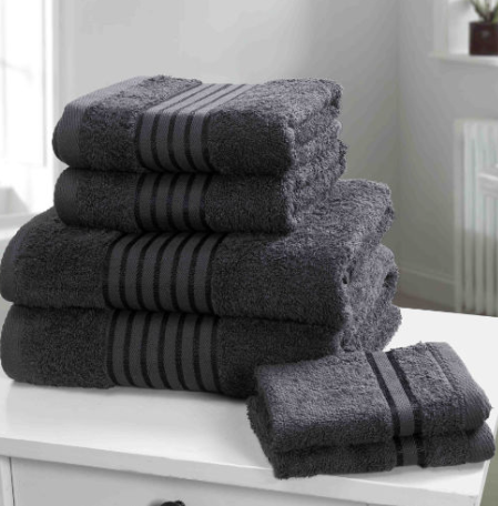 Luxury cotton towel bales