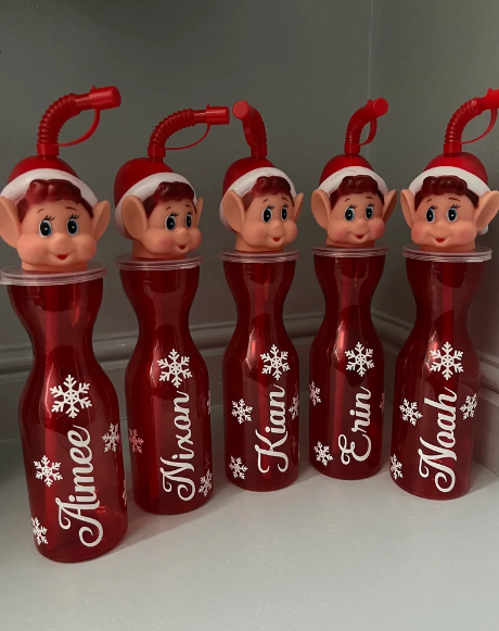 Personalised Elf Drink Bottle