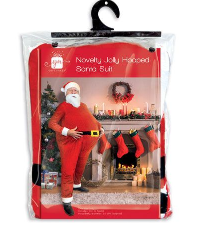 Jolly hooped santa suit