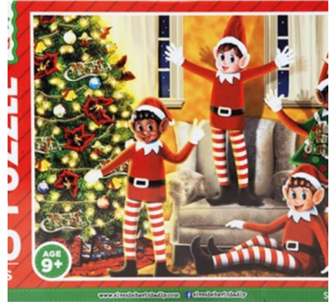 Elves behaving badly jigsaw puzzle