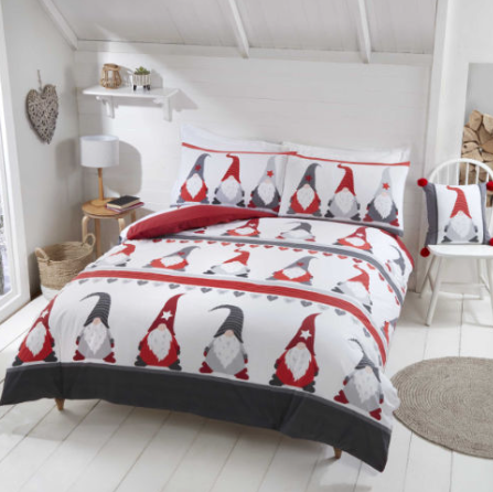 Festive gonk christmas bedding