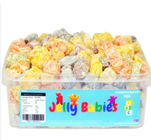 Variety of jelly sweets