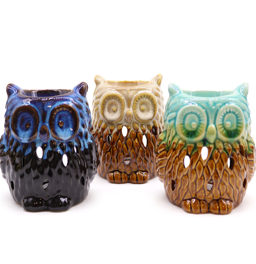Classic Rustic Oil Burner - Owl (assorted)