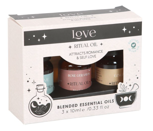 Set of 3 Love Ritual Blended Essential Oils