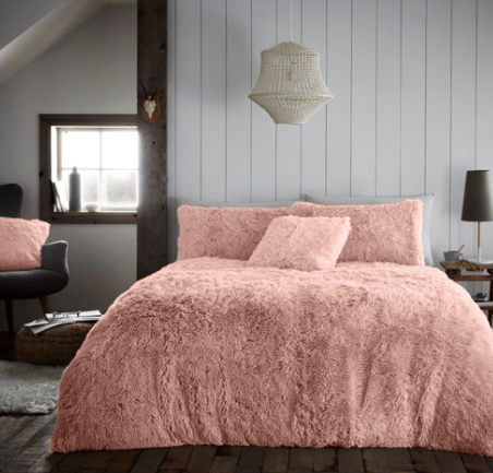 Pink snug duvet set