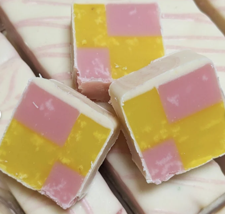 Battenburg fudge
