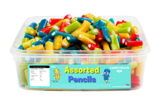 Assorted pencils