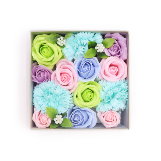 Flower soap box square