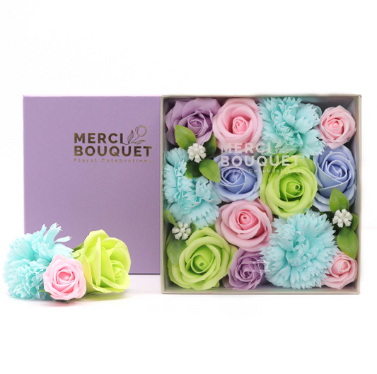 Flower soap box square