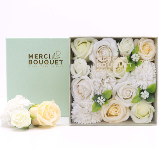 Flower soap square