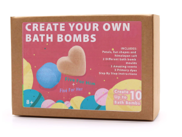 Bath Bomb Kit - Rose & Bubblegum