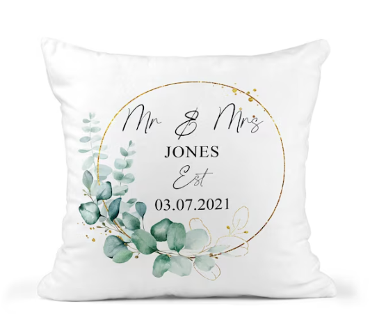 Personalised cushion