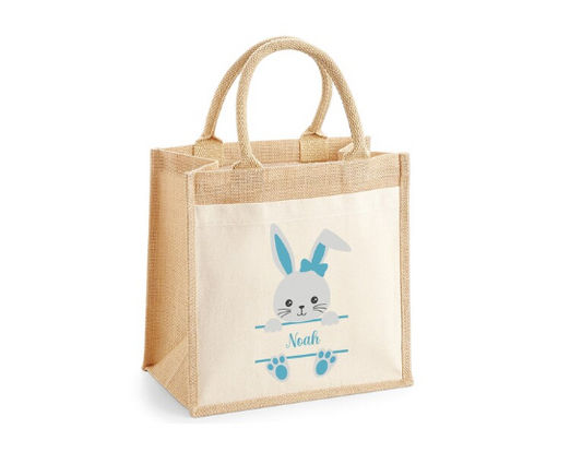 Personalised easter Jute bag