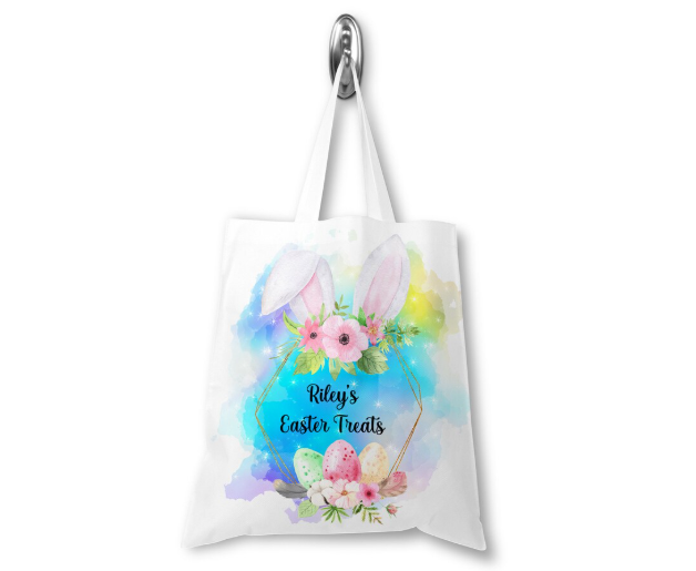 Personalised easter tote bag