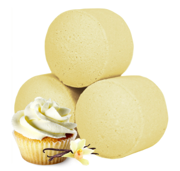 1.3Kg Box of Chill Pills (Mini Bath Bombs) - Vanilla Cup Cake