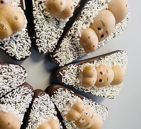 Hippo & milk chocolate pizza