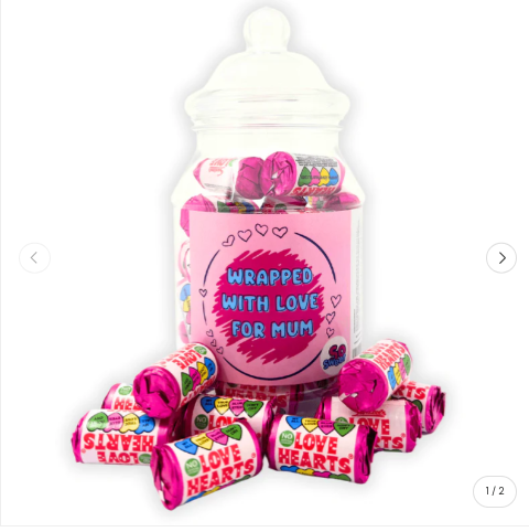 Pink Love Hearts 500g
