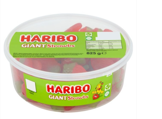 Haribo giant strawberries
