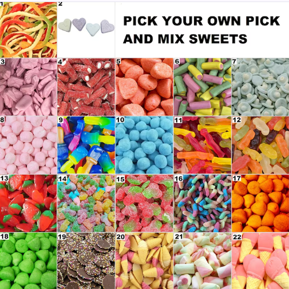 Pick your own sweet box