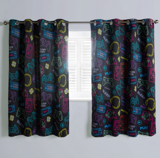 Kids gaming curtains