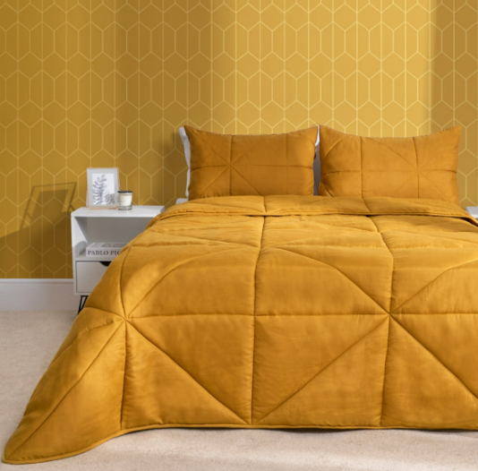 Coverless Geo Quilted 7.5 Tog Duvet Set
