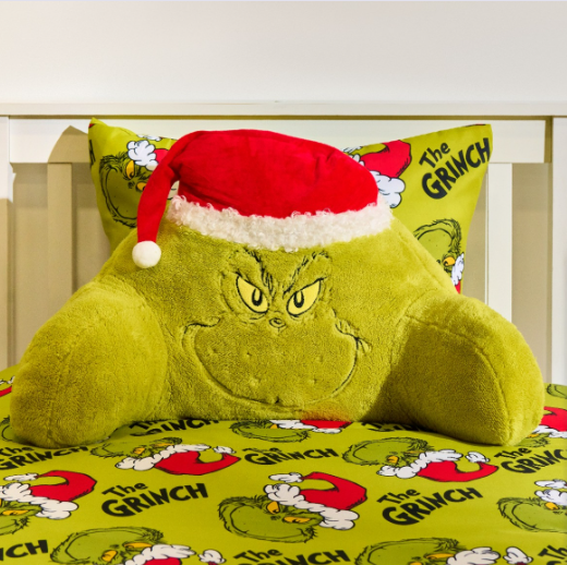 grinch cuddle cushion