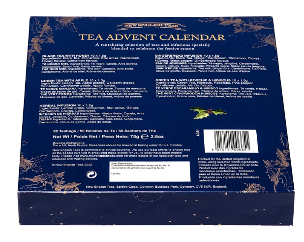 Tea advent calendar