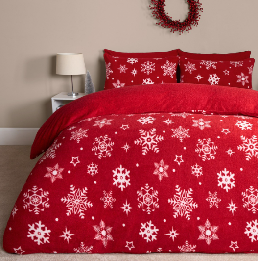 Snowflake Teddy Duvet