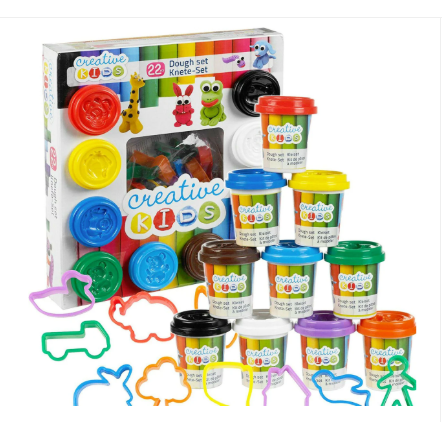22 Pieces Play Dough Set & Accessories