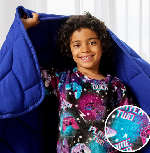Kids Gaming Ombre Pyjama Set - Purple