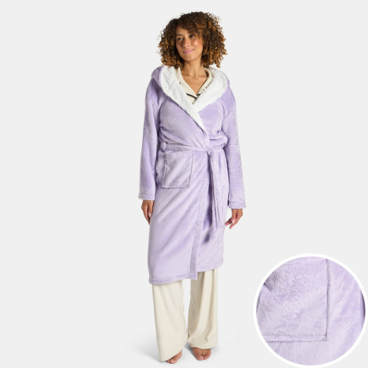 Flannel Fleece Dressing Gown