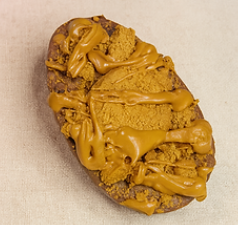 Large Biscoff Milk Chocolate egg - Brownie