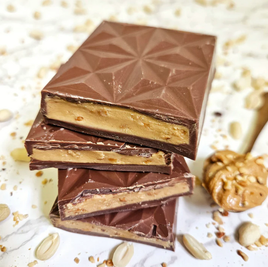 peanut butter stuffed bar