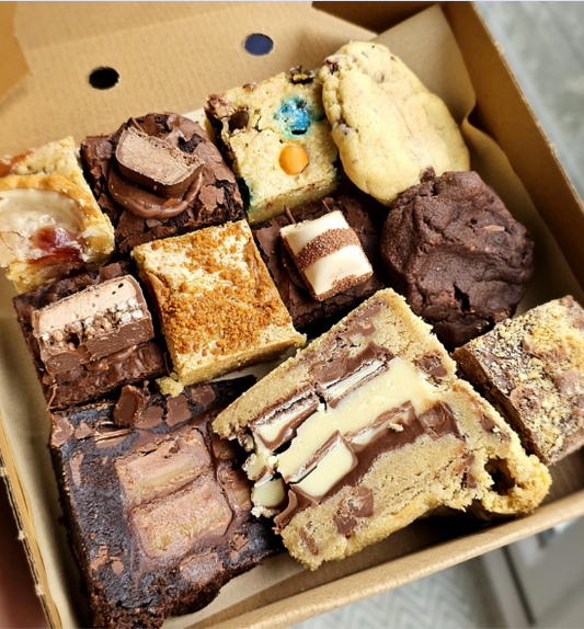 Broken Bakes Box: Cookie, Brownie & Cake Selection