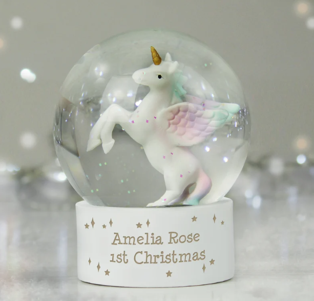 Personalised snow globe