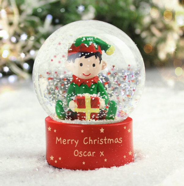 Personalised snow globe