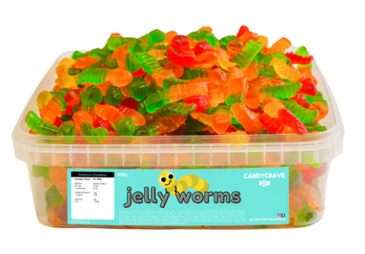 Variety of jelly sweets