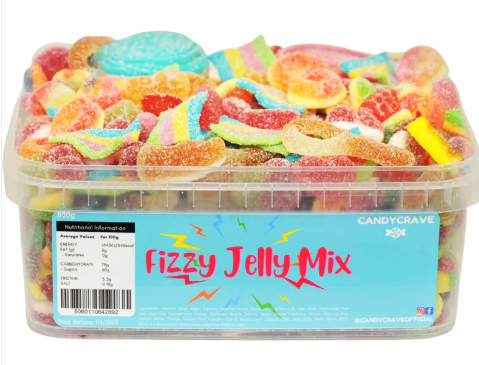 Variety of jelly sweets