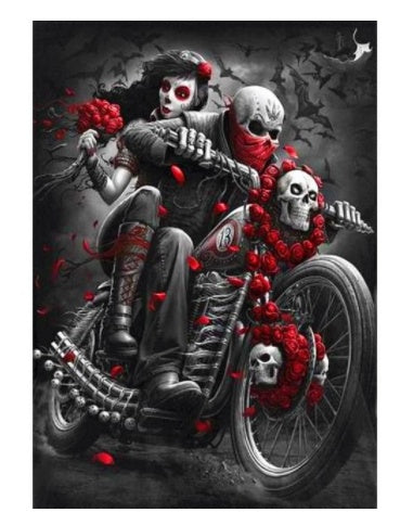 Diamond Painting Horror Skull Art Mosaic