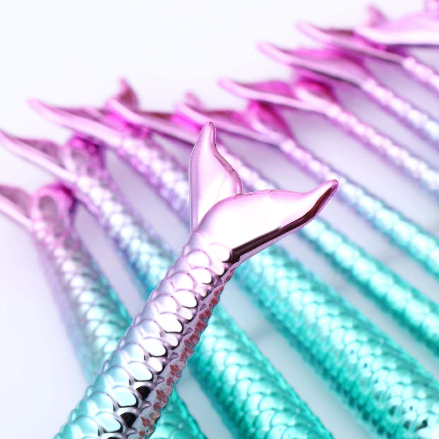 11pcs Mermaid Makeup Brushes Kit