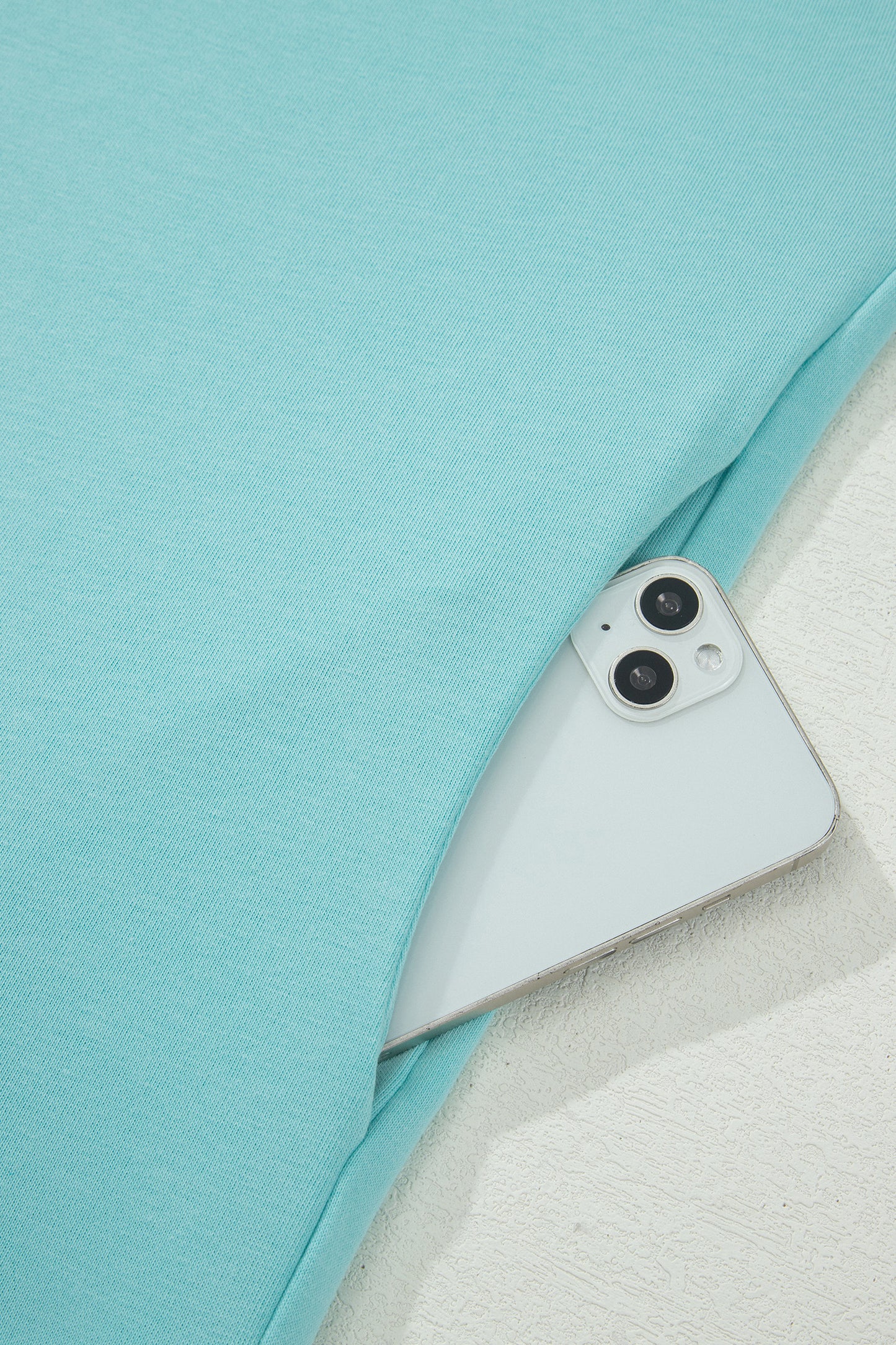 Mint Green Plus Size High Neck Cap Sleeve Top