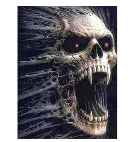 Diamond Painting Horror Skull Art Mosaic