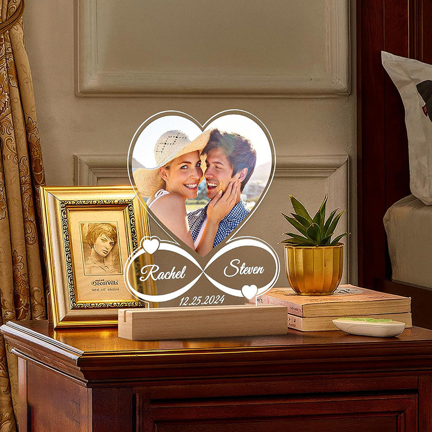 Valentine's Day Night Light Acrylic
