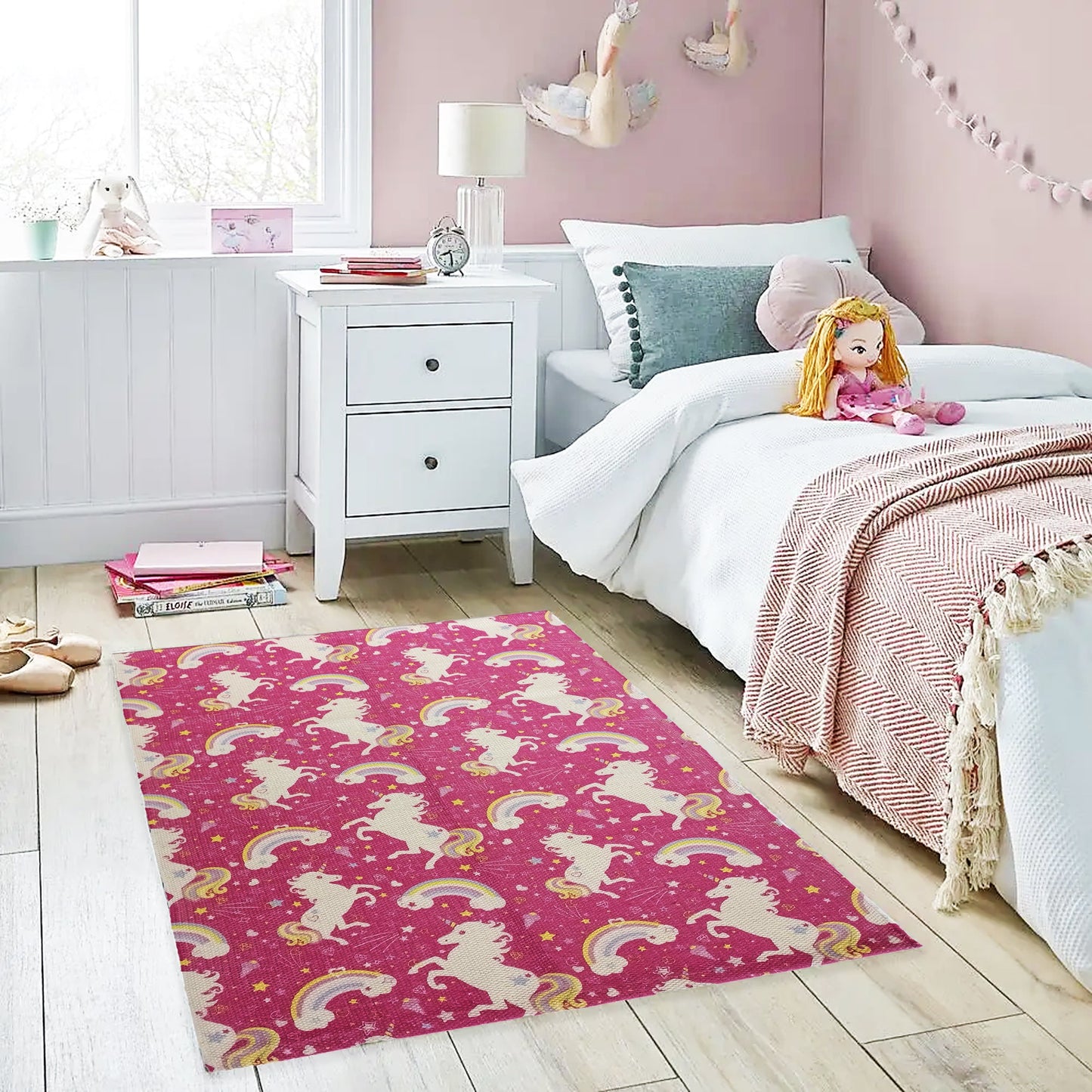 Animal Print Unicorn Rug