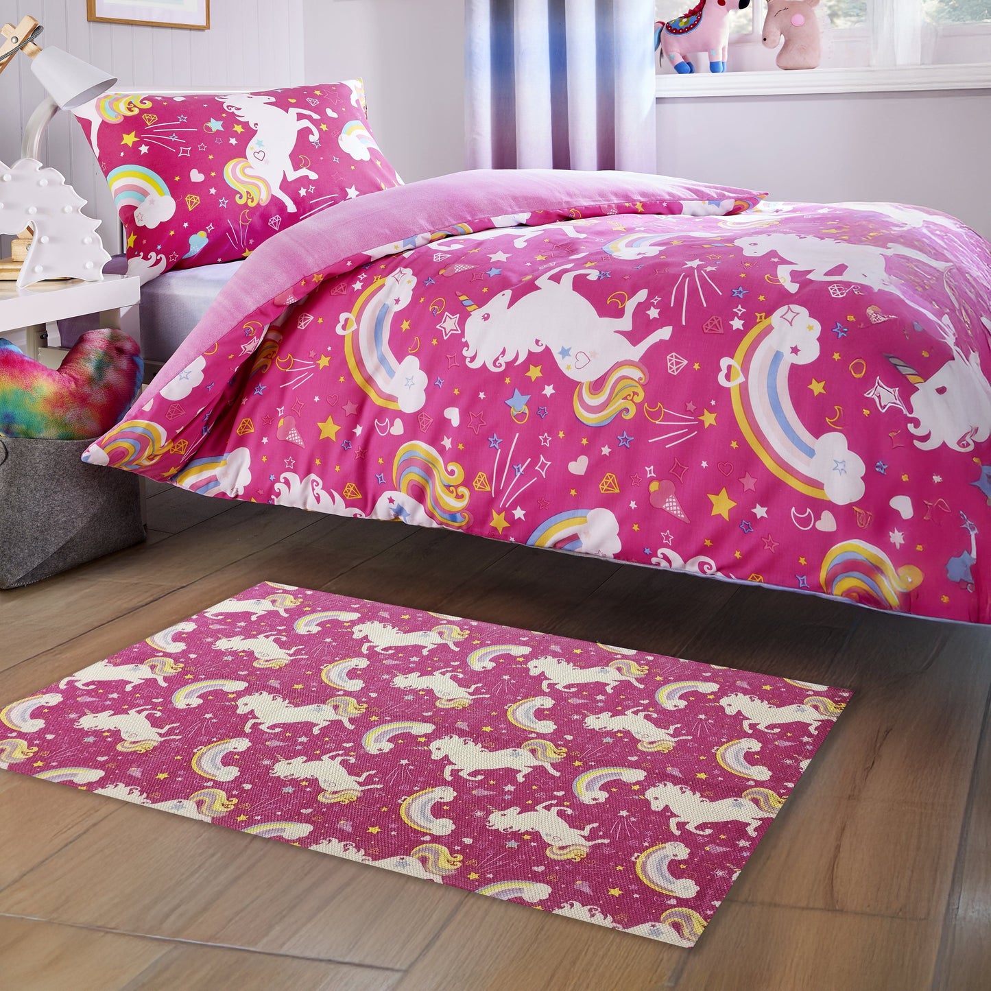 Animal Print Unicorn Rug