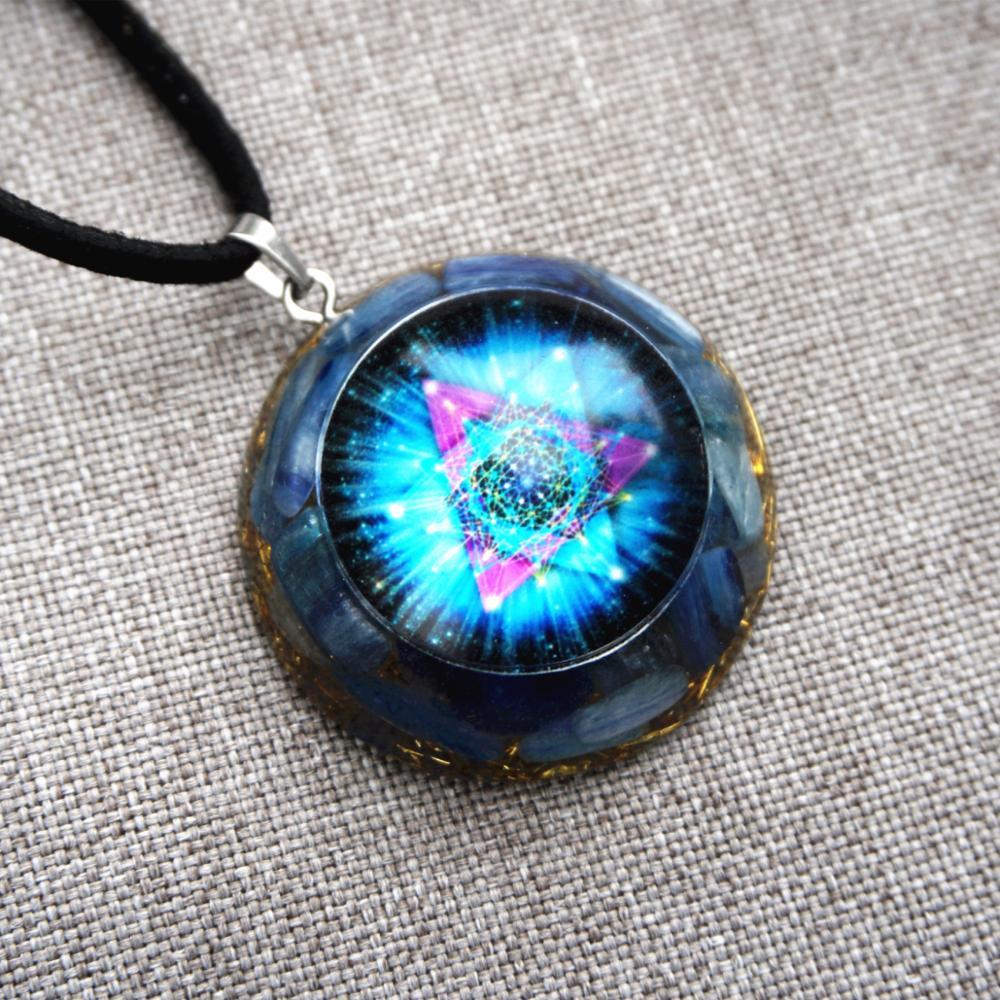 Handmade Epoxy Ogan Energy Gem Pendant