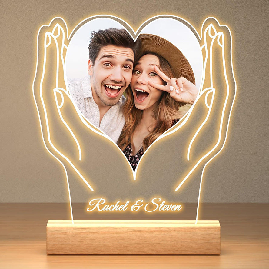 Valentine's Day Night Light Acrylic